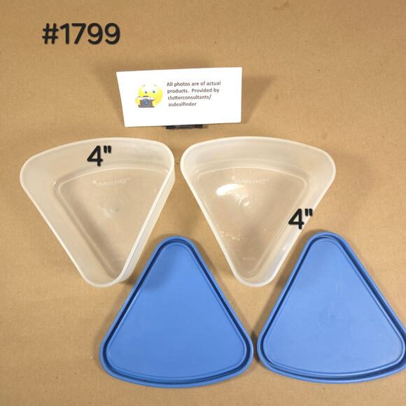 Tupperware Modular Mates 8 pc Bundle #1612-4 2 #1846 3 #1843 2 #1799 Pie Mates - Picture 4 of 10